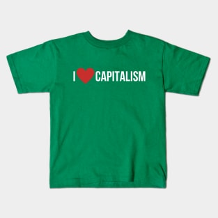 I HEART CAPITALISM Kids T-Shirt